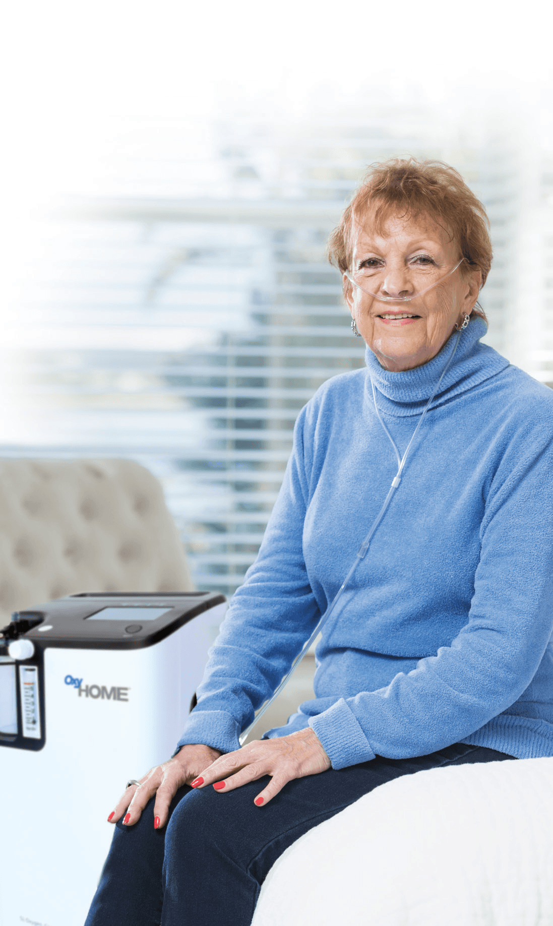 Oxygen Concentrator Rental - OxyHome 5 Liter Oxygen Therapy