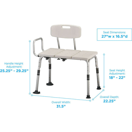 Shower Transfer Bench Rental - Comfort & Safety for Bathing