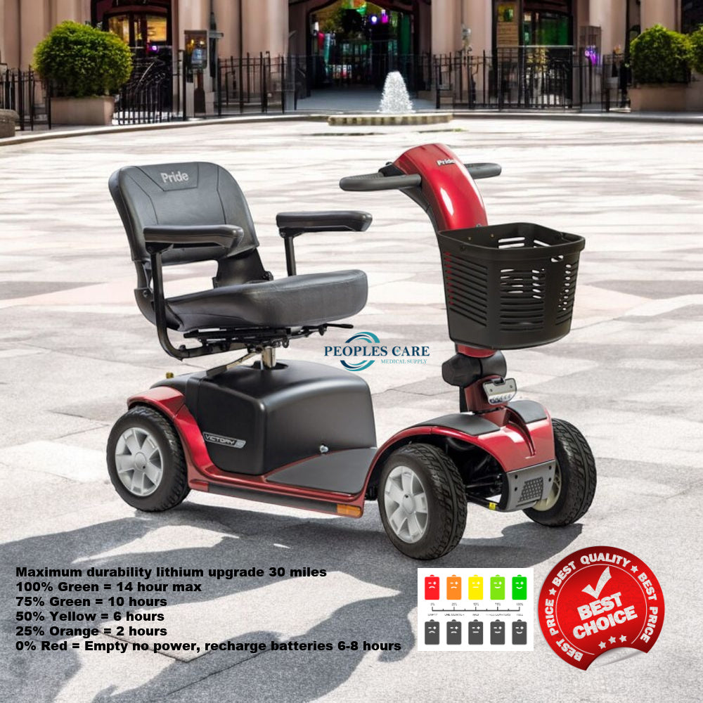 Victory 10 4 Wheel Mobility Scooter Rental