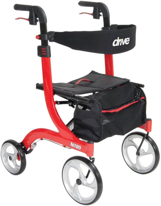 Four Wheel Nitro Rollator Walker Rental - Peoples Care Medical Supply