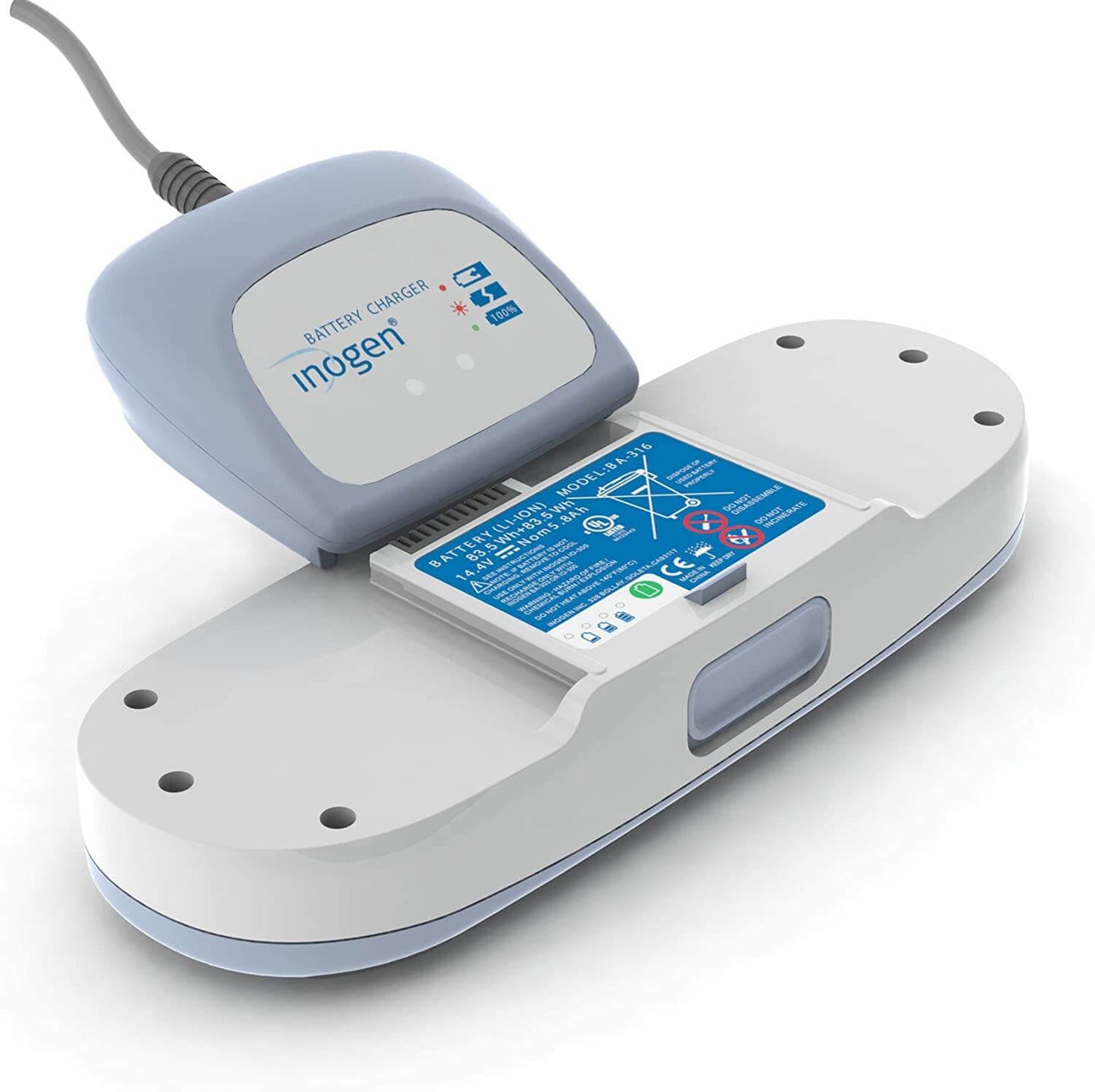 Inogen One G3 External Battery Charger BA-303 - Peoples Care Medical Supply