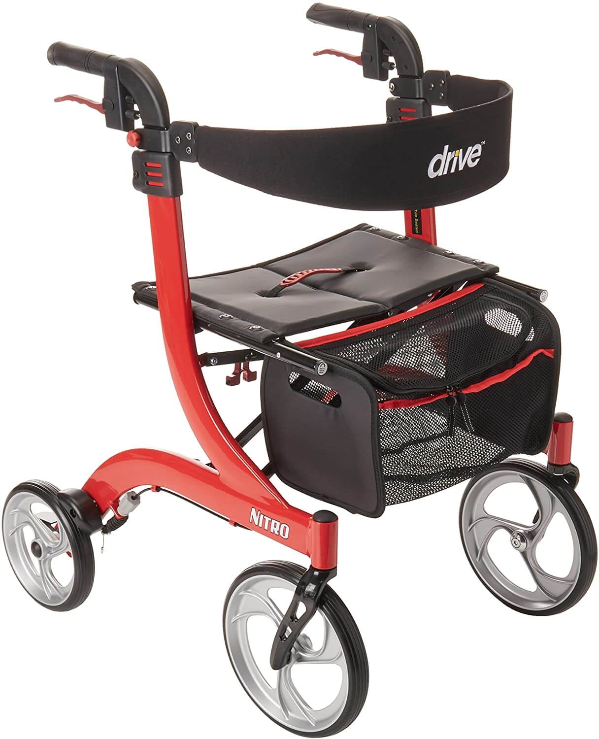 Four Wheel Nitro Rollator Walker Rental - Peoples Care Medical Supply
