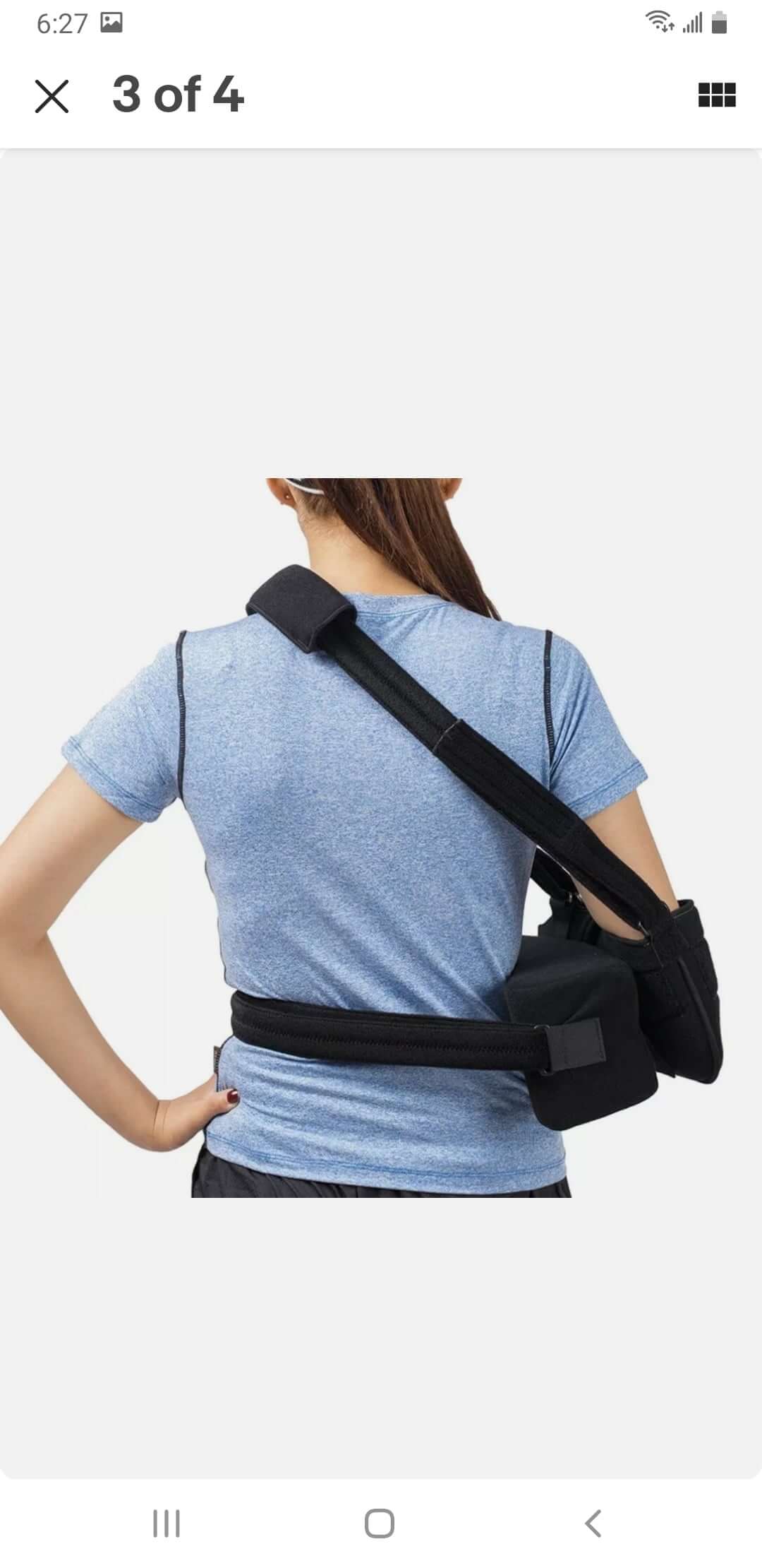 Shoulder Brace Immobilizer, Shoulder Pillow Brace Abduction Sling - Peoples Care Medical Supply