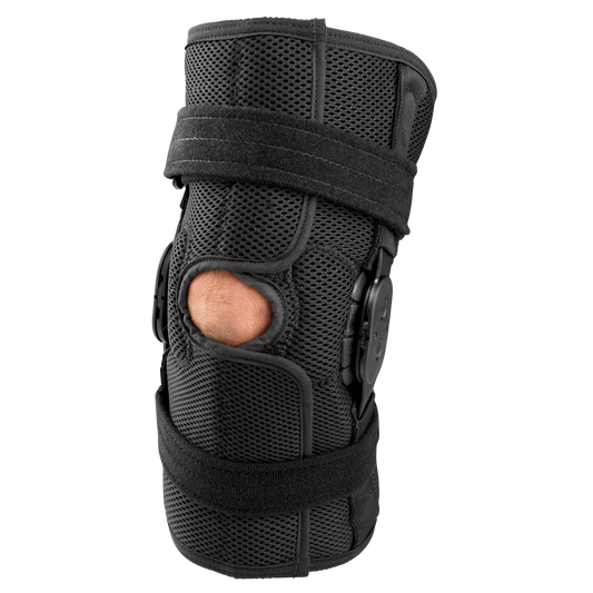 Breg Shortrunner Airmesh Wraparound Hinged Knee Brace - Peoples Care Medical Supply