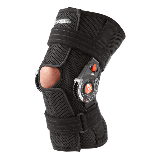 Breg Recover Knee Brace, Short Airmesh, Open Back, Wraparond
