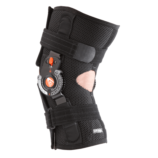 Breg Recover Knee Brace, Short Airmesh, Open Back, Wraparond