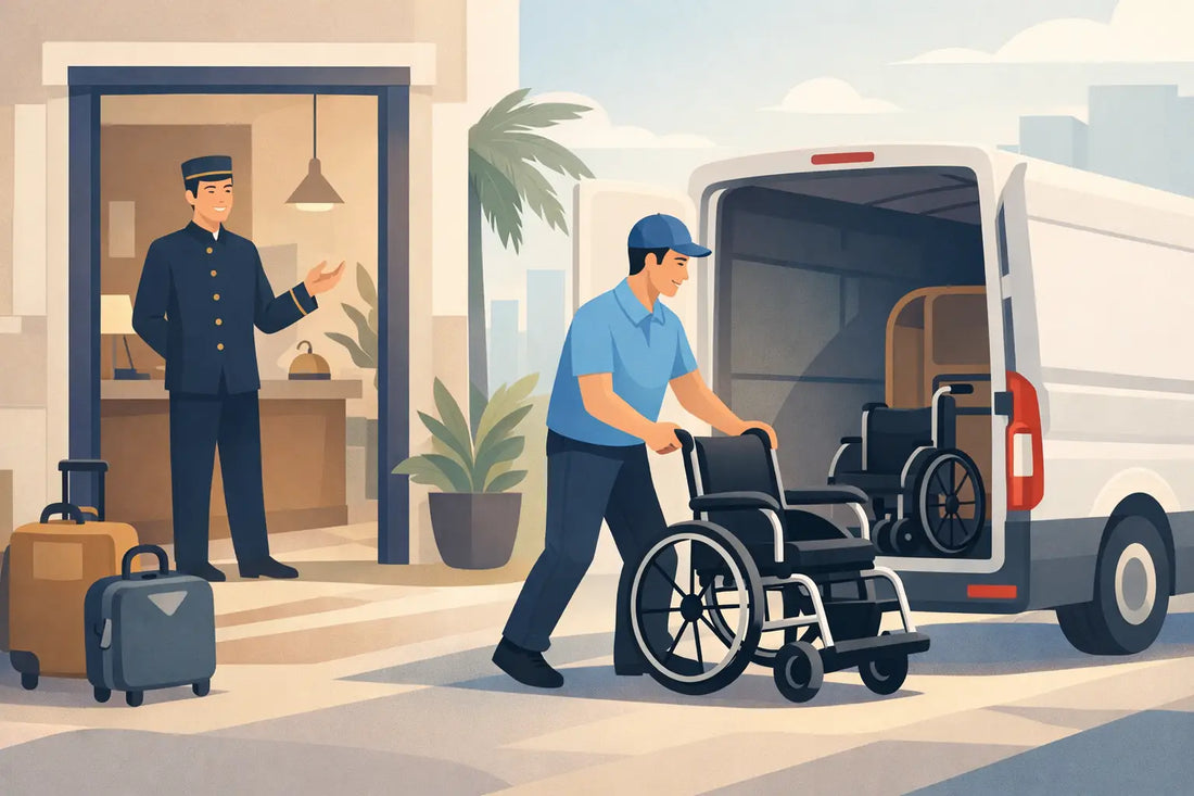Hotel Delivery Wheelchair Rental Example