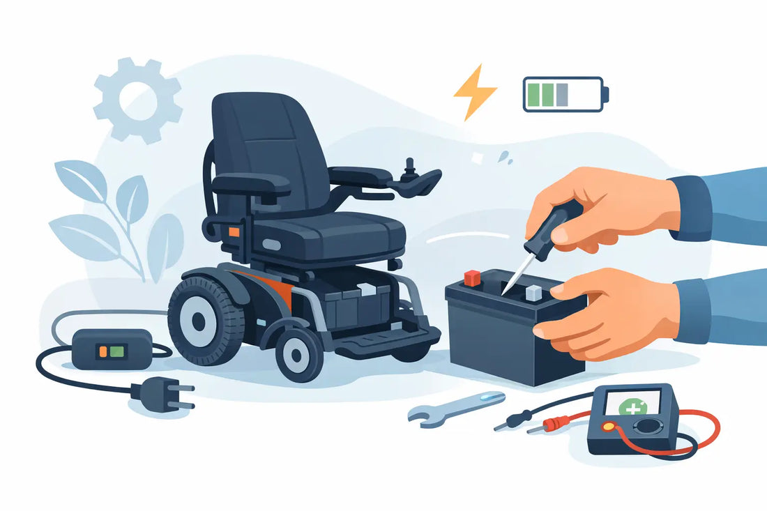 How to Repair Power Wheelchair Battery Problems