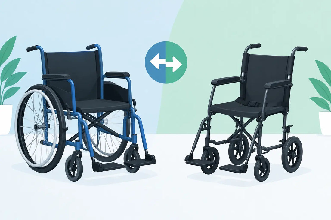 Manual Wheelchair Versus Transport Chair Choices