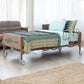 Bariatric hospital bed rental with a comfortable mattress and half side rails near Los Angeles