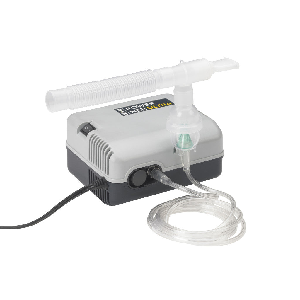 Home nebulizer rental - Power Neb Ultra Nebulizer machine for effective breathing treatments.