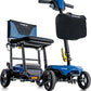 Pride Mobility Go-Go Super Portable Scooter showcasing its lightweight design and portability features.