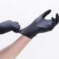 Advance IF41 Black Nitrile Exam Gloves 4 Mil