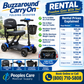 Buzzaround CarryOn Scooter Rental with pricing details and features for convenient mobility and travel.