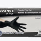 Advance IF41 Black Nitrile Exam Gloves 4 Mil