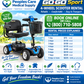 Go Go Sport 4 Wheel Scooter Rental with rental prices and features for easy mobility solutions.