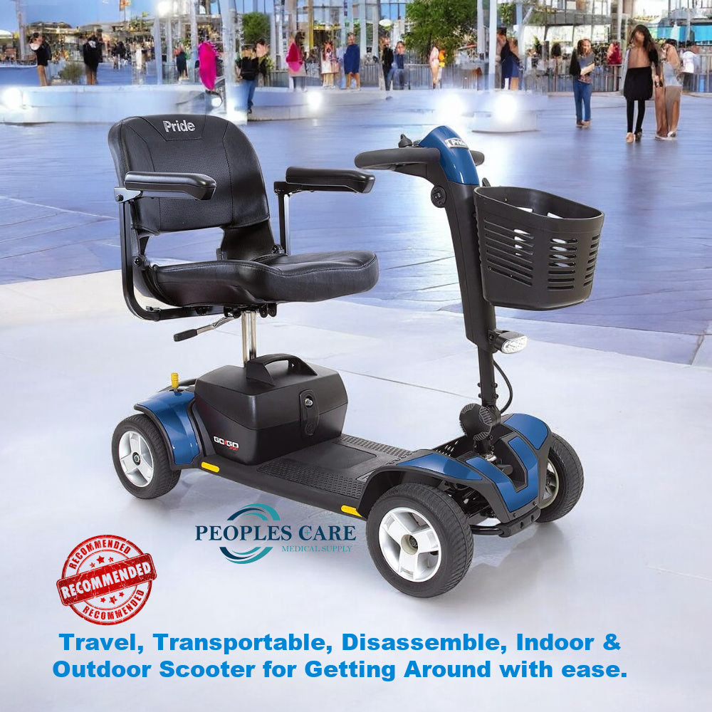 Go Go Sport 4 Wheel Scooter Rental Ideal for Travel Comfort