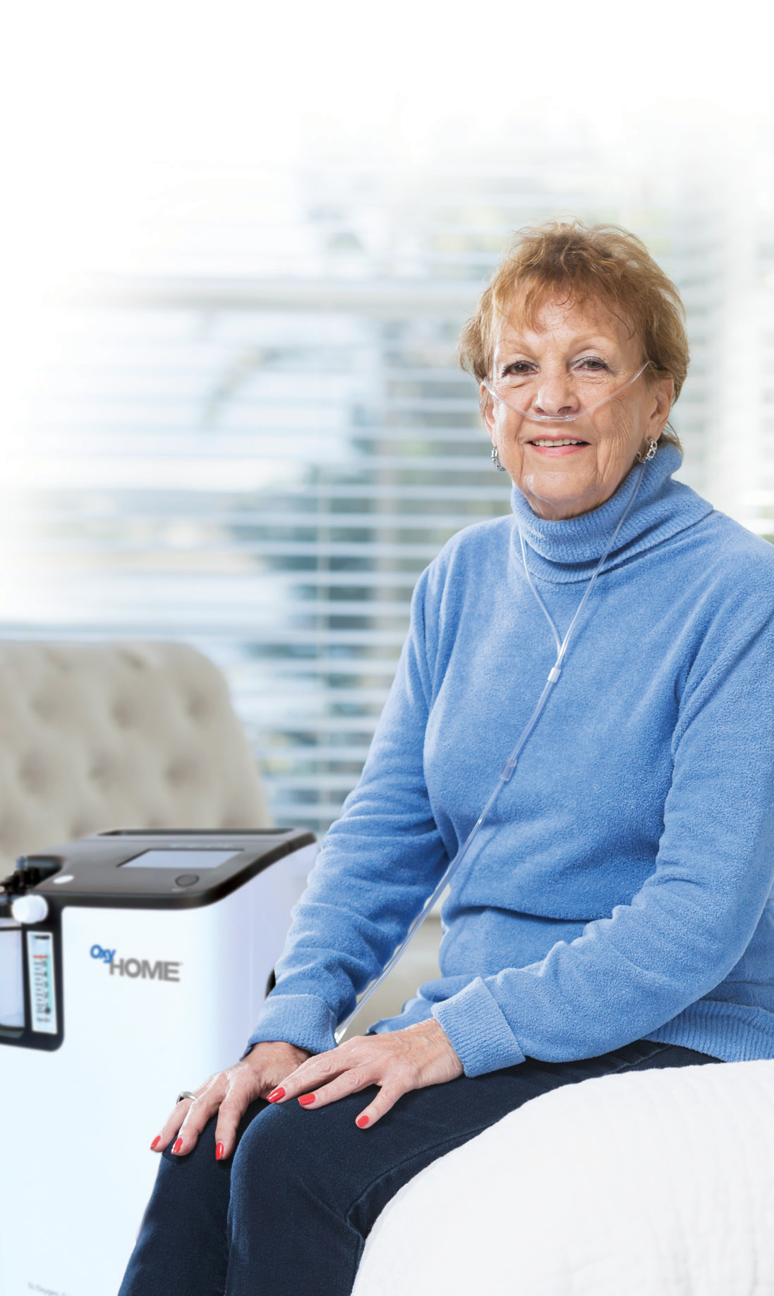 OxyHome 5L Stationary Oxygen Concentrator Rental - Reliable Home Oxygen Therapy