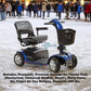 Rent Reliable, Powerfull, Premium Scooter for Theme Park (Disneyland, Universal Studios, Knott's Berry Farm, Six Flags) All Day Battery, Supports 350 lbs.
