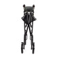 Drive Medical RTL10266 Nitro Euro-Style 4-Wheel Rollator in folded position, showcasing its compact design.