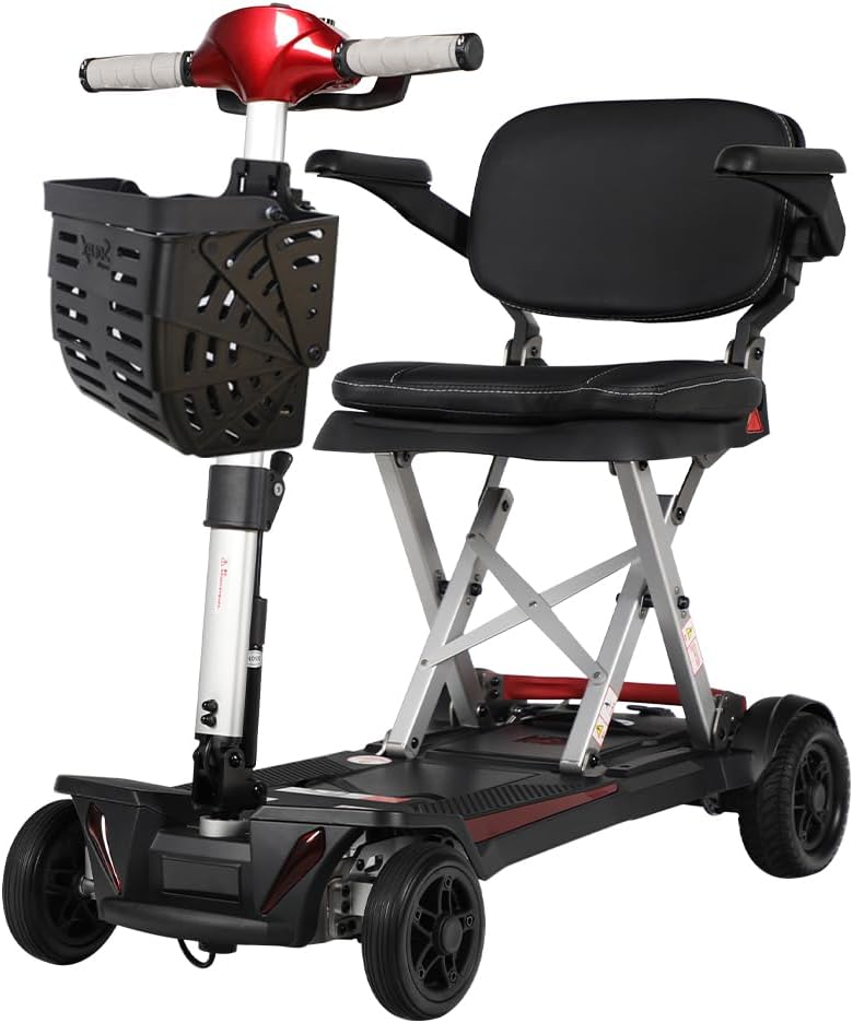 Solax 4-Wheel Manual Foldable Mobility Scooter Rental