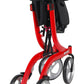 Nitro Aluminum Rollator, 10" Casters - RTL10266 - Peoples Care Medical Supply
