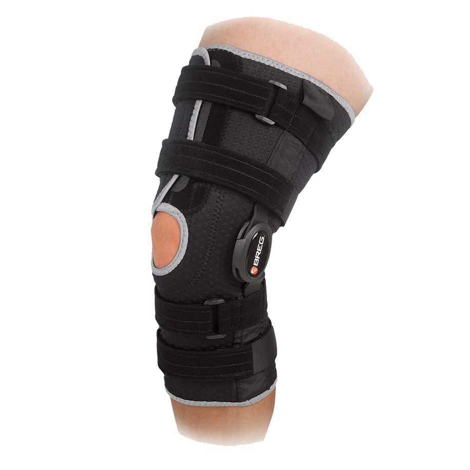 Breg Crossover Wraparound Knee Brace Short TriTech - Peoples Care Medical Supply