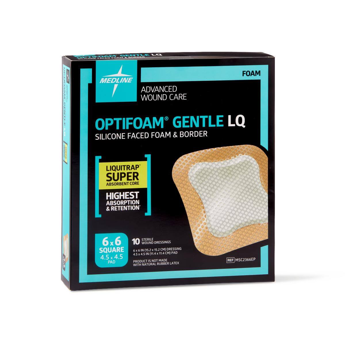 Medline Optifoam Gentle Silicone-Faced Foam Dressings - Peoples Care Medical Supply