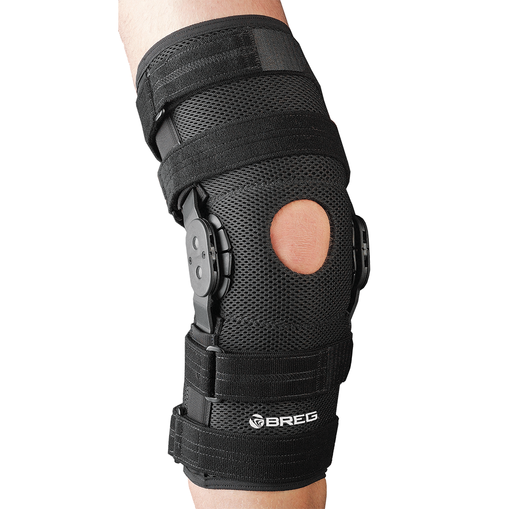 Breg Roadrunner Hinged Knee Brace Sleeve, Pull-on Knee Brace - Airmesh - Peoples Care Medical Supply