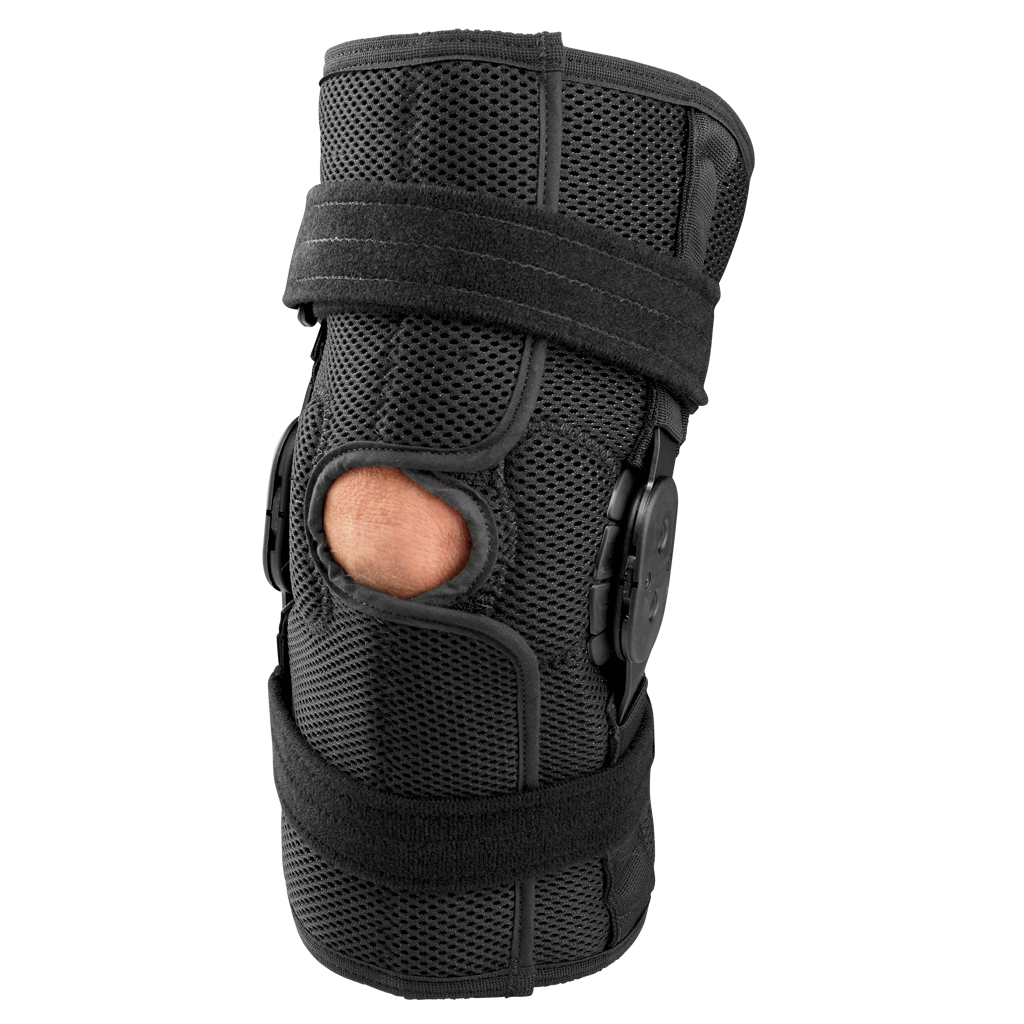 Breg Shortrunner Airmesh Wraparound Hinged Knee Brace - Peoples Care Medical Supply