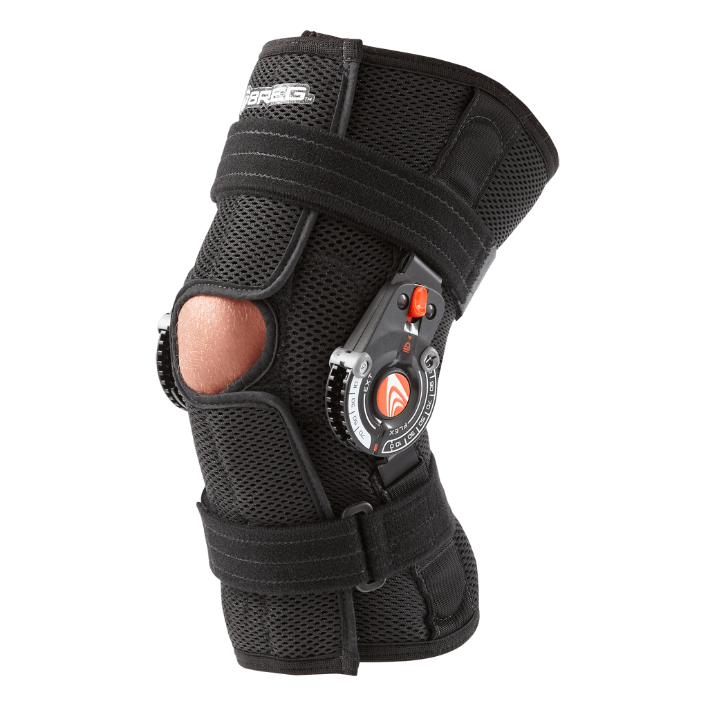 Breg Recover Knee Brace, Short Airmesh, Open Back, Wraparond